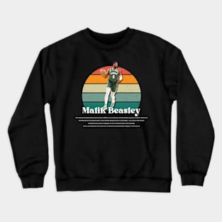 Malik Beasley Vintage V1 Crewneck Sweatshirt